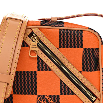 Louis Vuitton Damier Pop Chess Messenger Orange 7 of 9