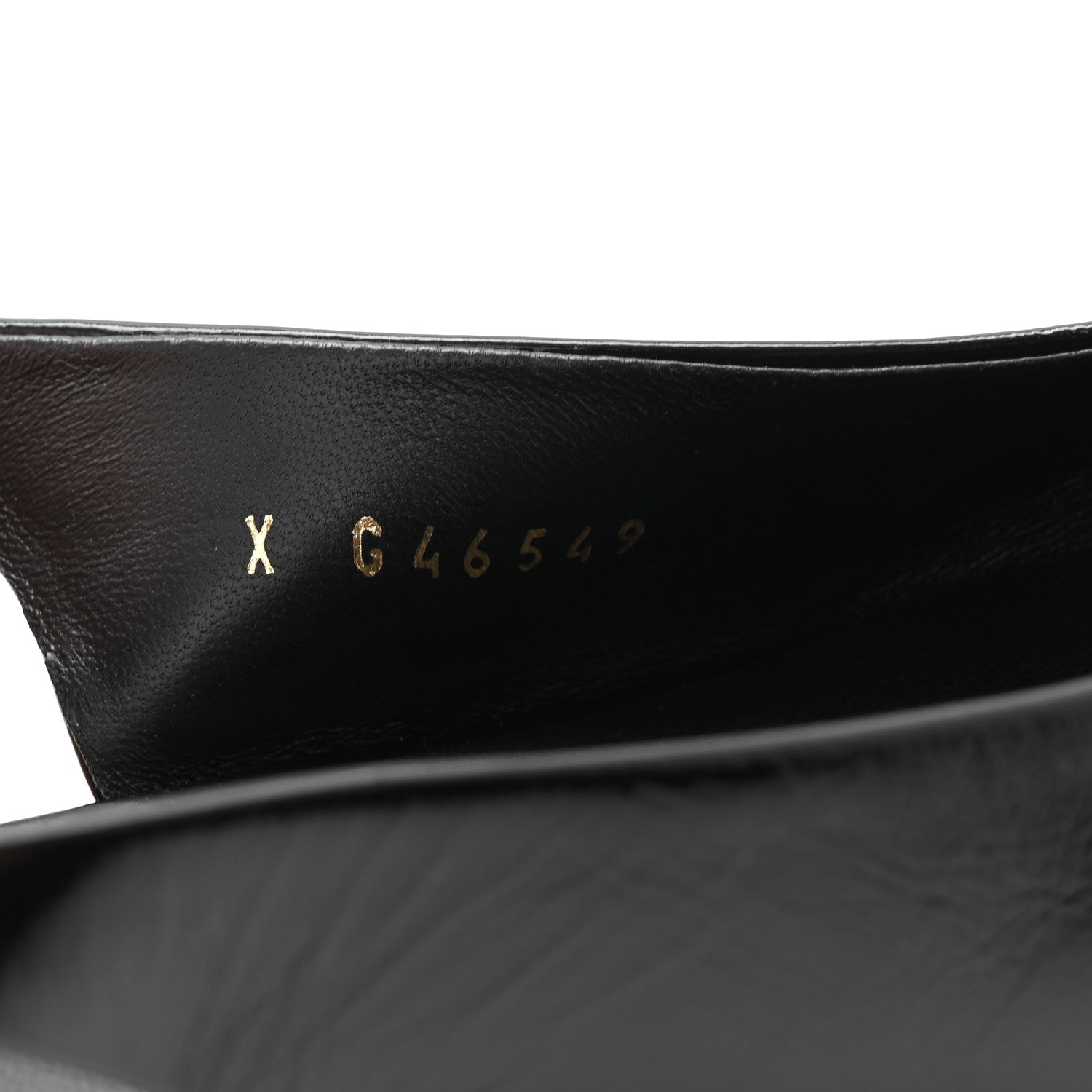 Chanel Crumpled Patent Calfskin CC Bow Slingback Pumps 37.5 Black 9 of 9
