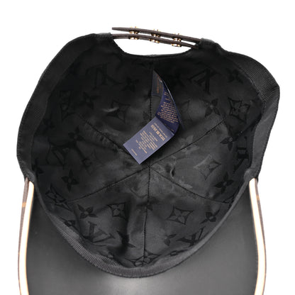 Louis Vuitton Polyester Silk Monogram LV Get Ready Cap L Black 7 of 8