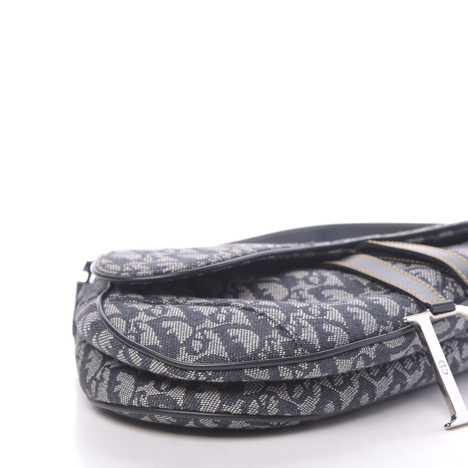 Christian Dior Monogram Saddle Bag Blue 10 of 11