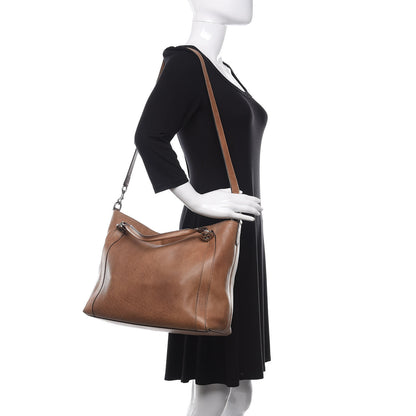 Gucci Pebbled Calfskin Medium Miss GG Top Handle Bag Light Cuir 3 of 13