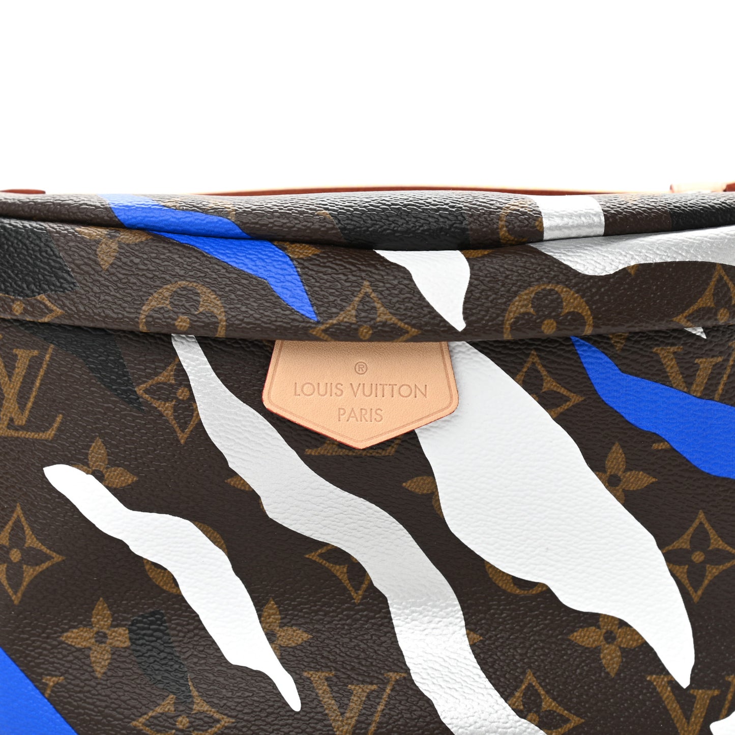 X LOL Monogram Bumbag Blue Silver