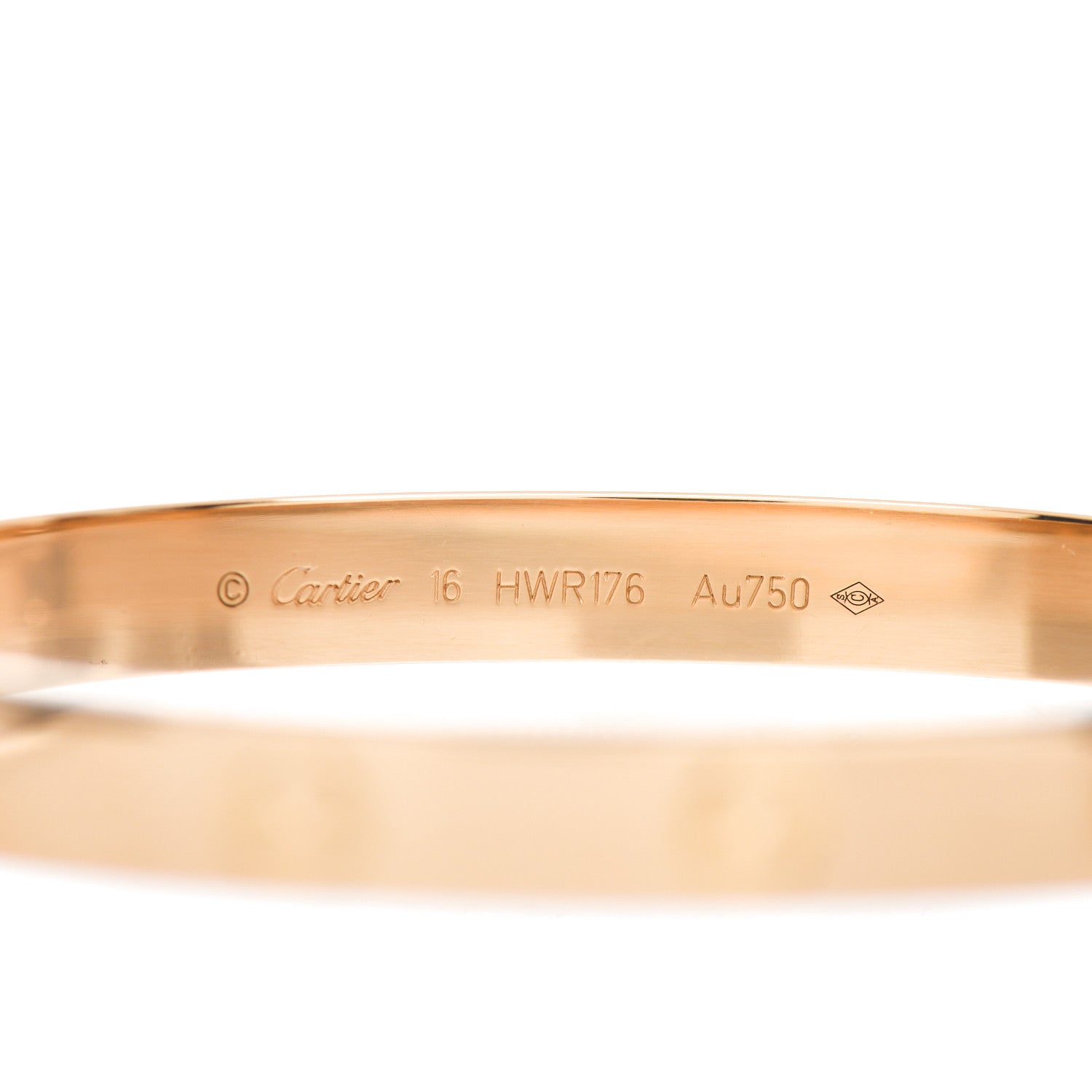Cartier 18K Yellow Gold LOVE Bracelet 16 4 of 5