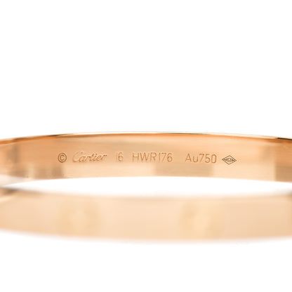 Cartier 18K Yellow Gold LOVE Bracelet 16 4 of 5