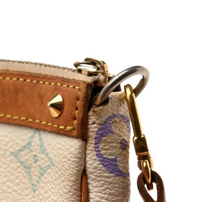 Louis Vuitton Monogram Multicolor Pochette Accessories White 10 of 10