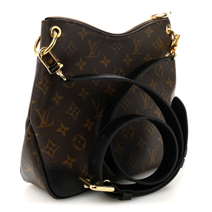Louis Vuitton Monogram Odeon PM Black 3 of 9
