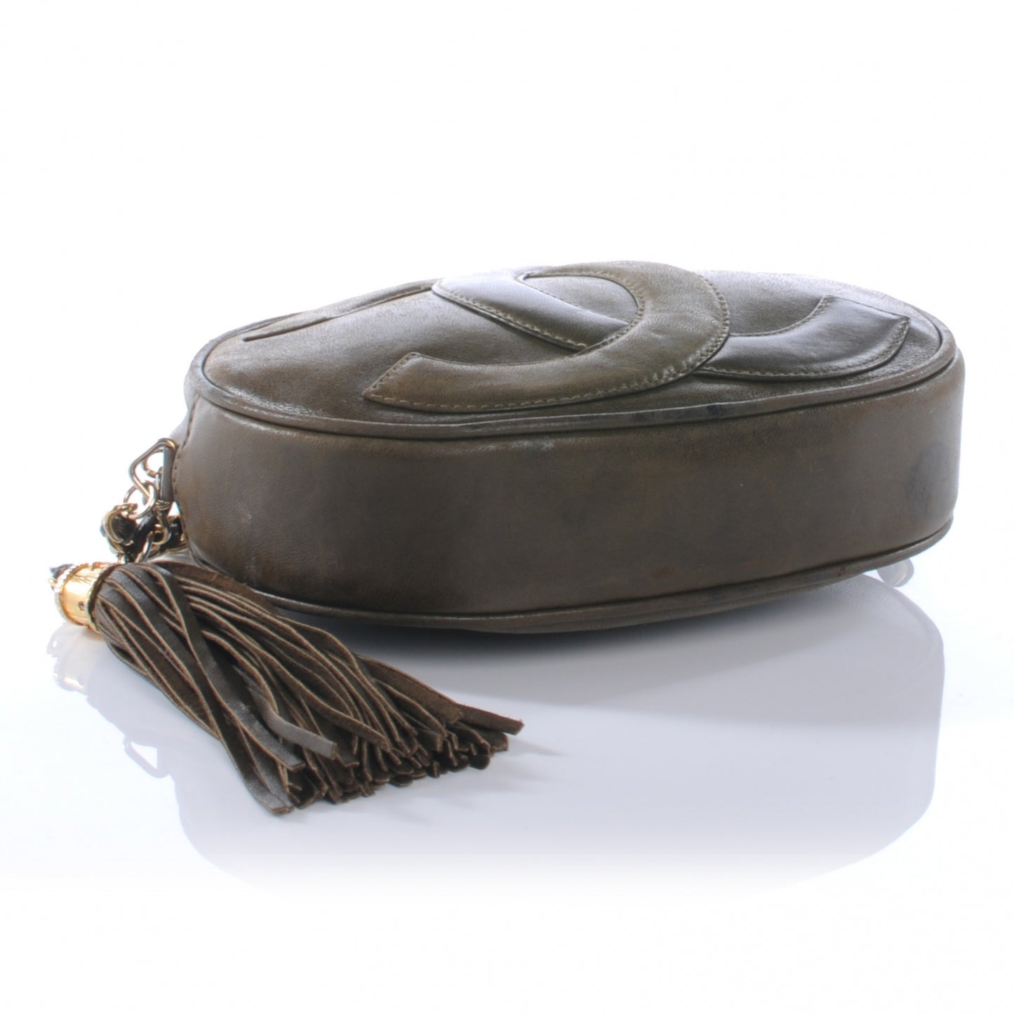 Lambskin CC Tassel Bag Brown