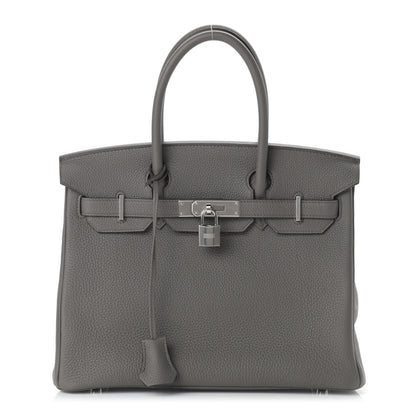 Hermes Togo Birkin 30 Etain 1 of 10