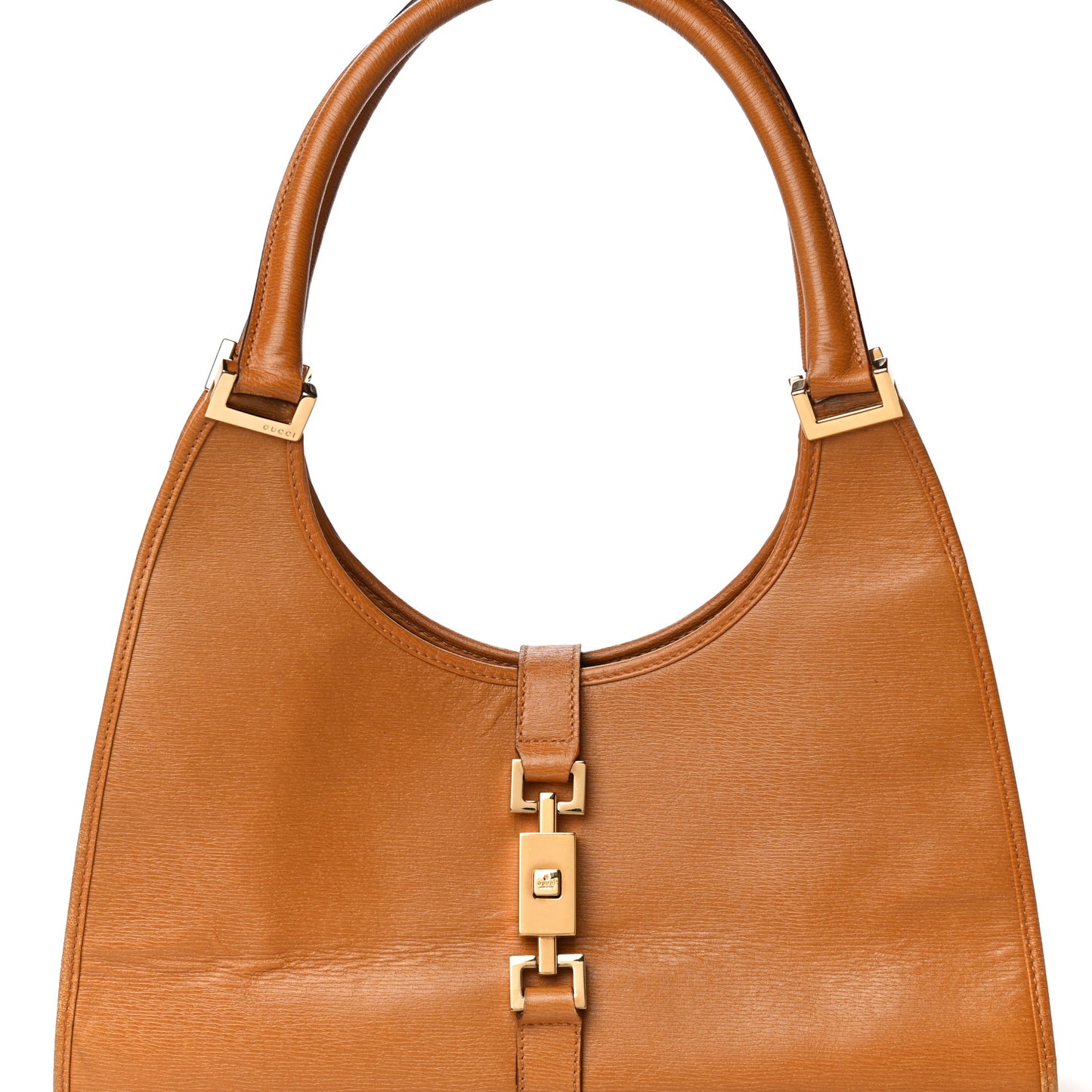 Calfskin Bardot Hobo Tan