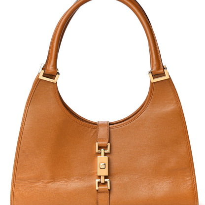 Gucci Calfskin Bardot Hobo Tan 9 of 29