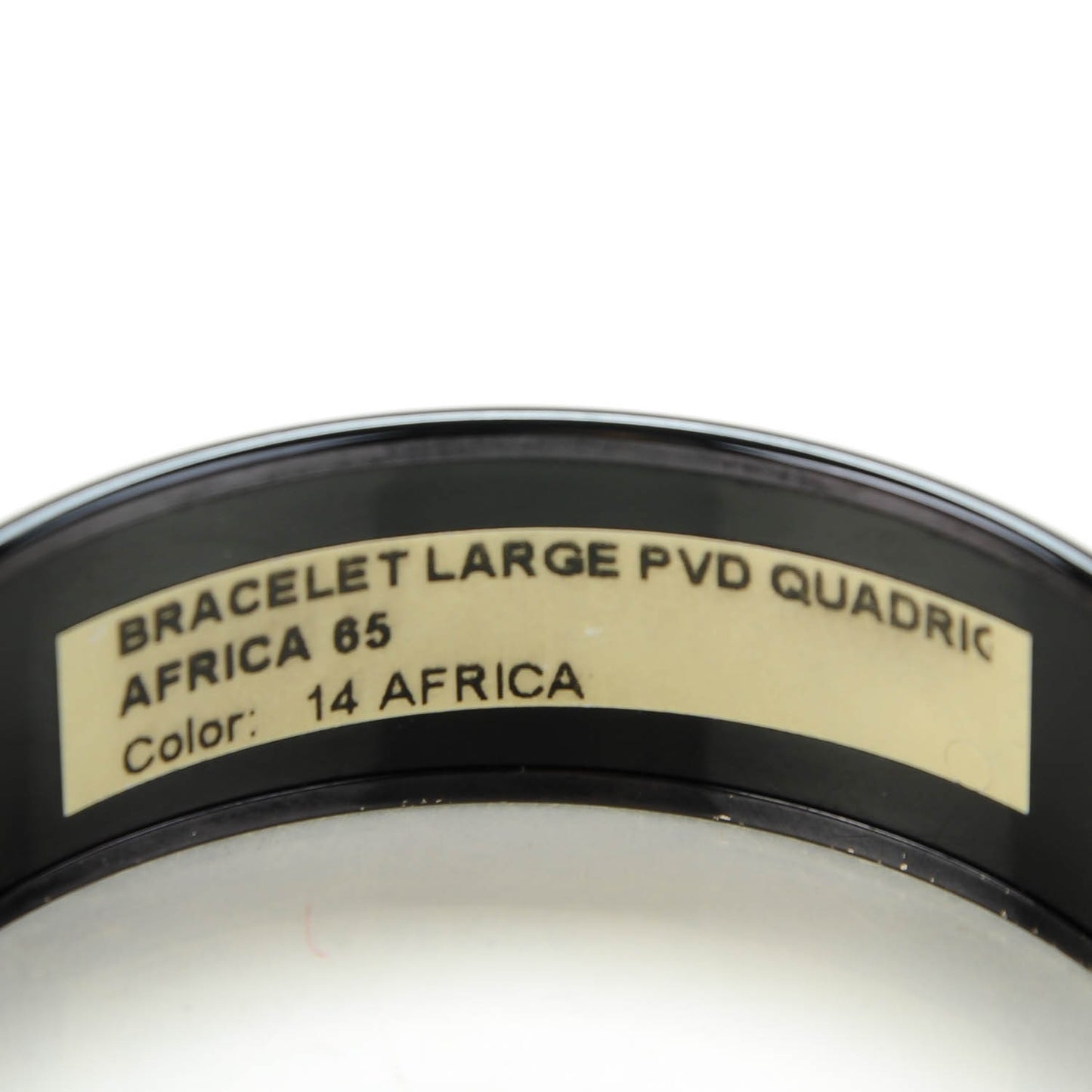 Enamel Printed Wide Quadrige Bracelet 65 Africa