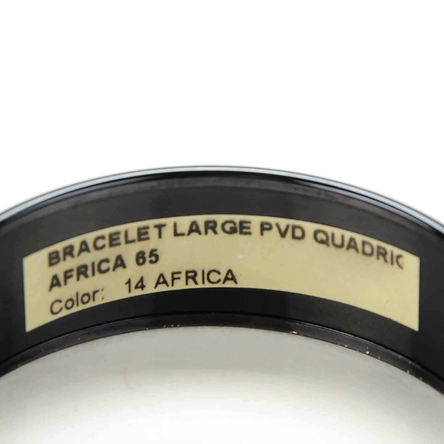 Hermes Enamel Printed Wide Quadrige Bracelet 65 Africa 6 of 7
