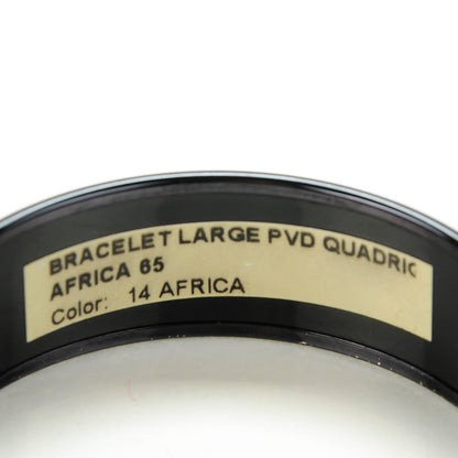 Hermes Enamel Printed Wide Quadrige Bracelet 65 Africa 6 of 7