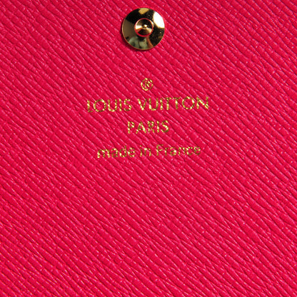 Louis Vuitton Monogram 2015 Christmas Animation Sarah Wallet Hibiscus 7 of 8