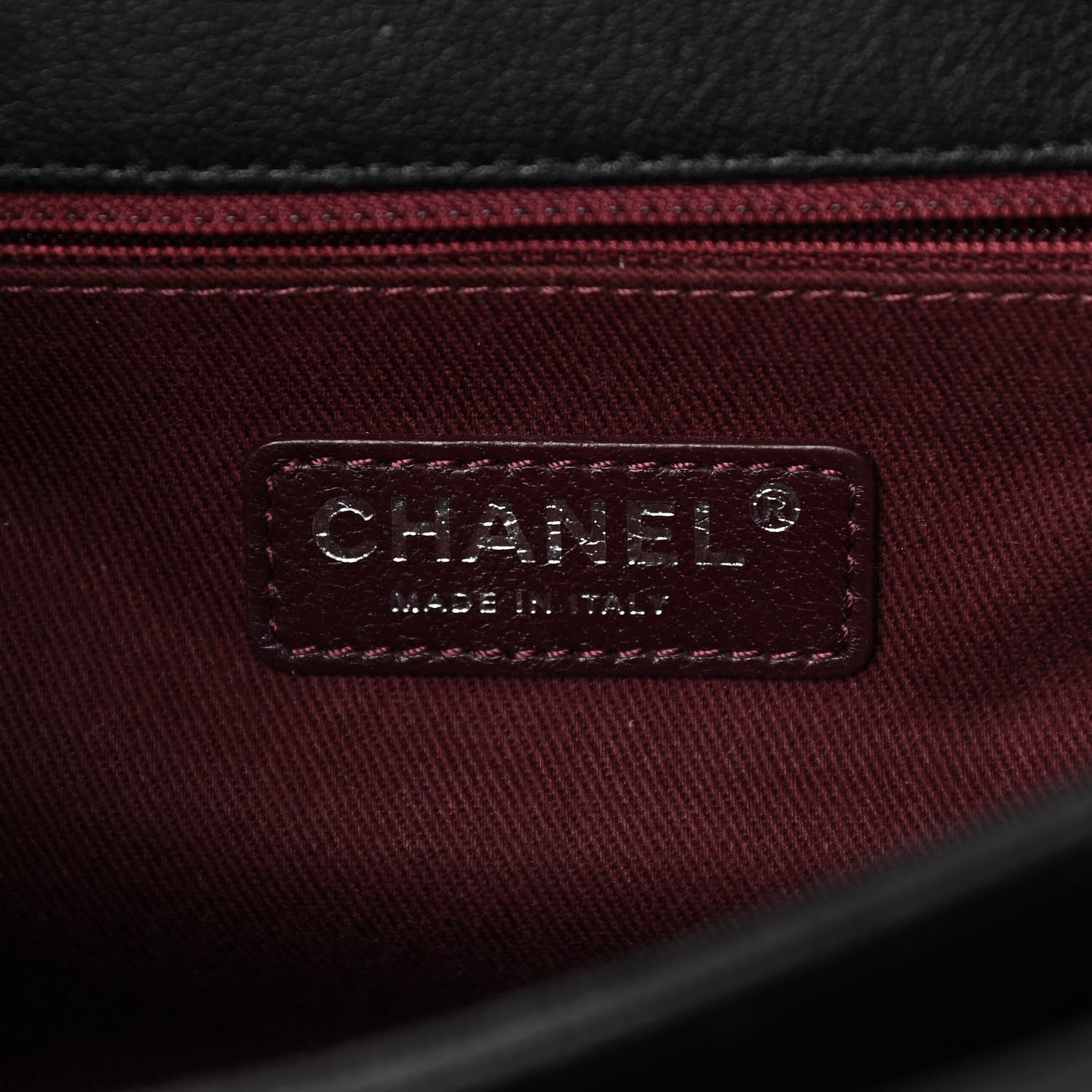 Chanel Goatskin Quilted Medium Perfect Edge Flap Black 6 of 12