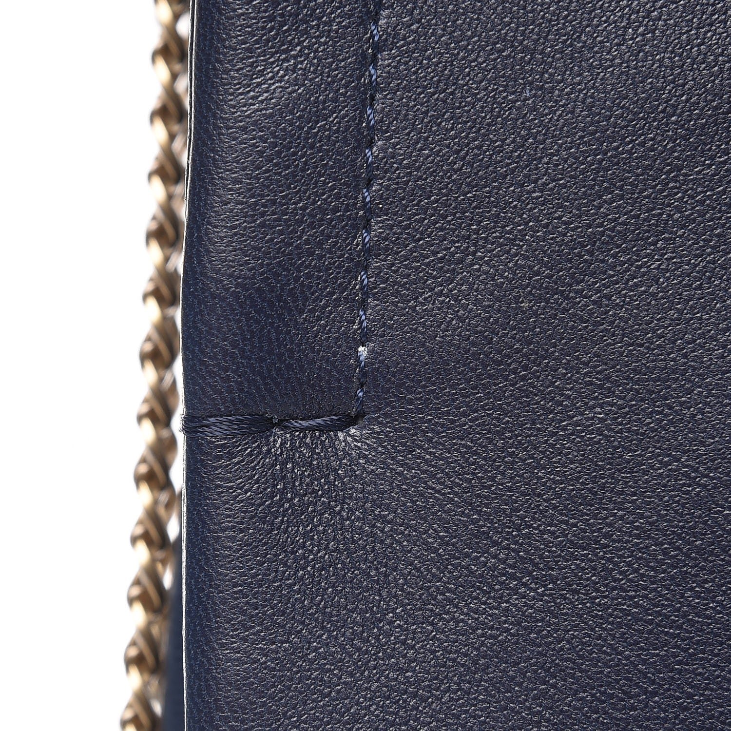 Lanvin Lambskin Quilted Medium Sugar Flap Shoulder Bag Navy 11 of 12