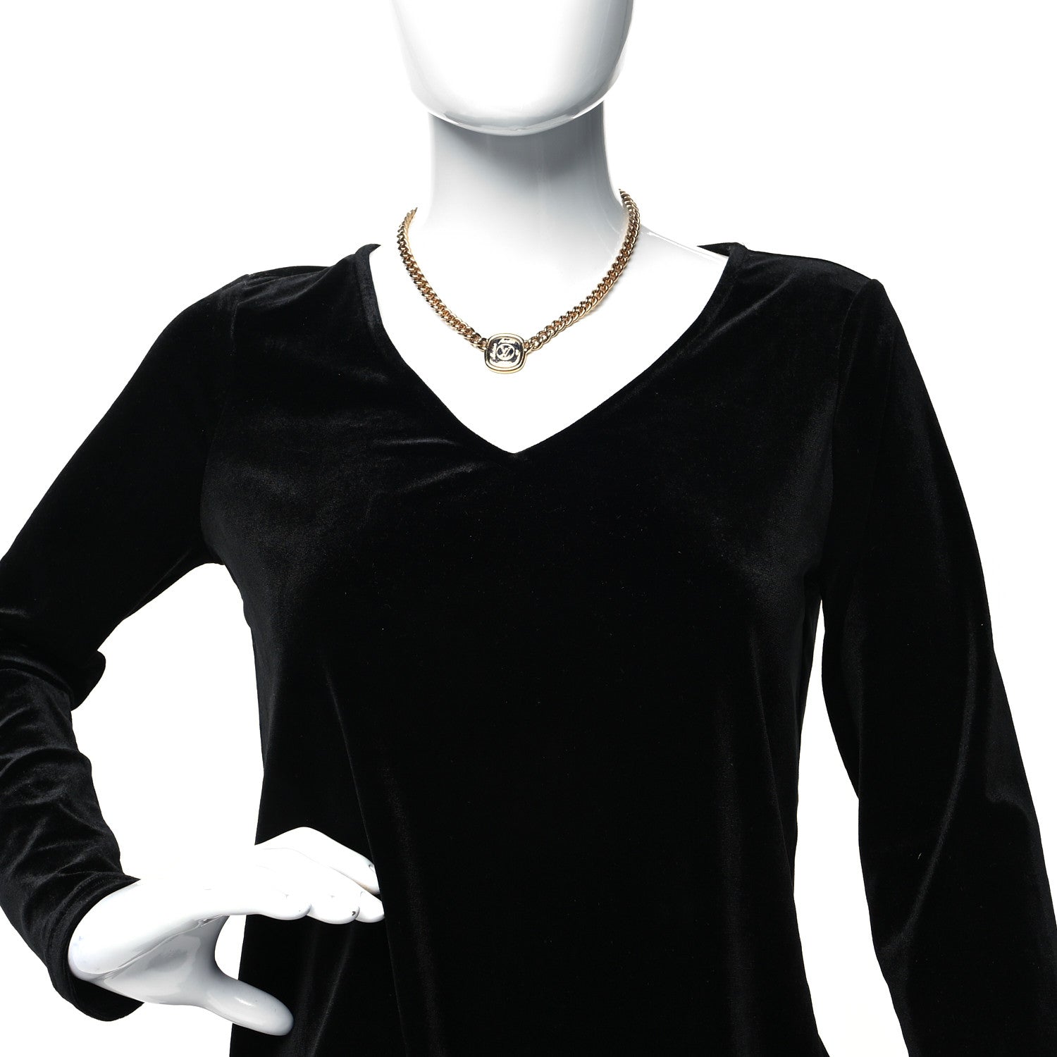 Louis Vuitton LV ID Chain Necklace 2 of 7
