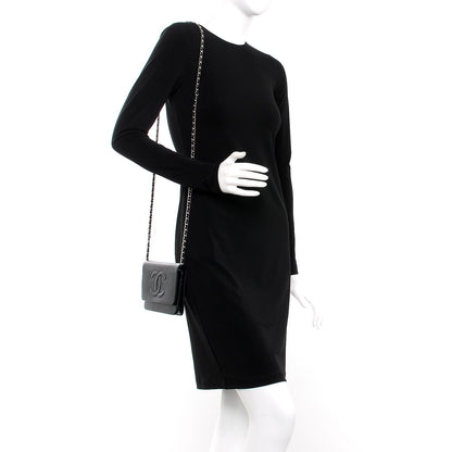 Chanel Caviar Timeless CC Wallet On Chain WOC Black 2 of 9
