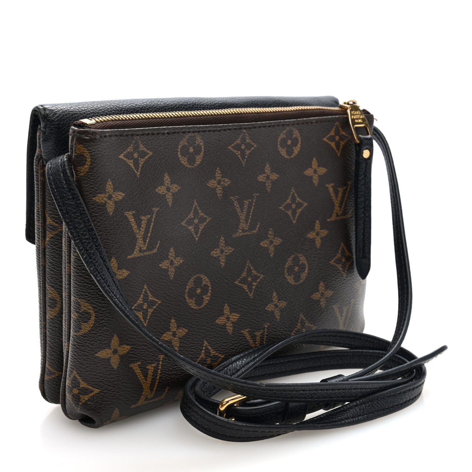 Louis Vuitton Monogram Twice Pochette Black 3 of 10