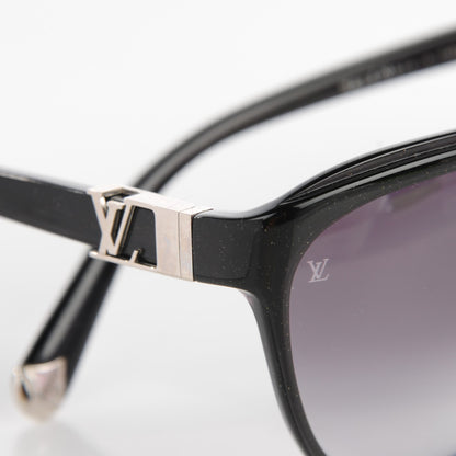 Louis Vuitton Rose Z0335E Sunglasses Black Glitter 2 of 8
