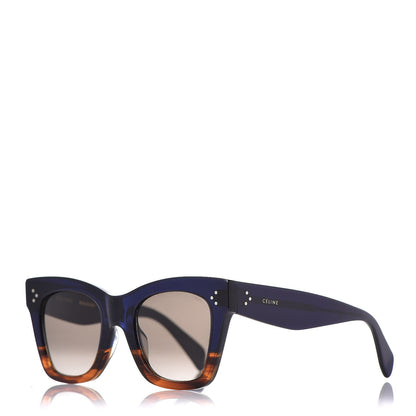 Celine Catherine Sunglasses CL 41098 F/S Blue Havana 1 of 7