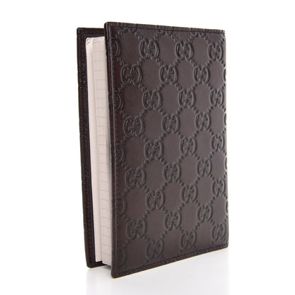 Gucci Guccissima Small Notebook Chocolate 3 of 8
