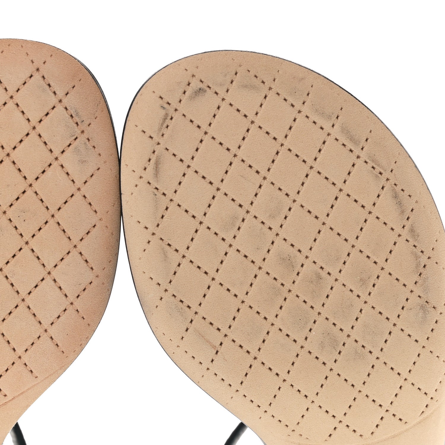 Chanel Lambskin Chain CC Thong Sandals 35.5 Black 9 of 10