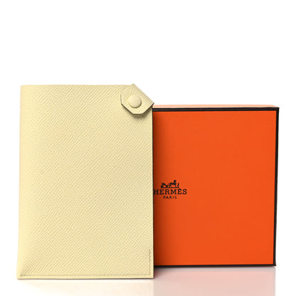 Hermes Epsom Tarmac PM Passport Holder Jaune Milton 8 of 8