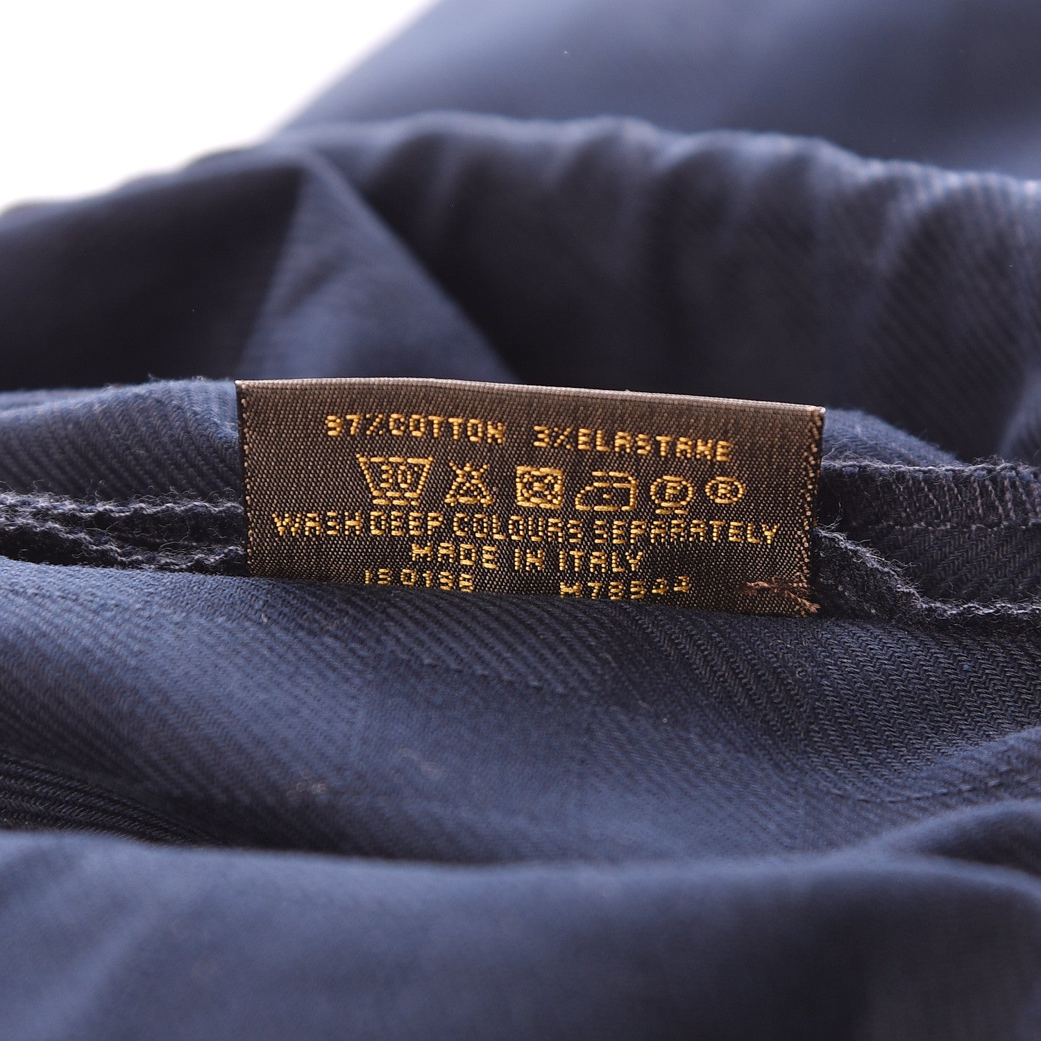 Louis Vuitton Cotton Damier Cobalt Latitude America's Cup Gym Set Blue Marine 14 of 15