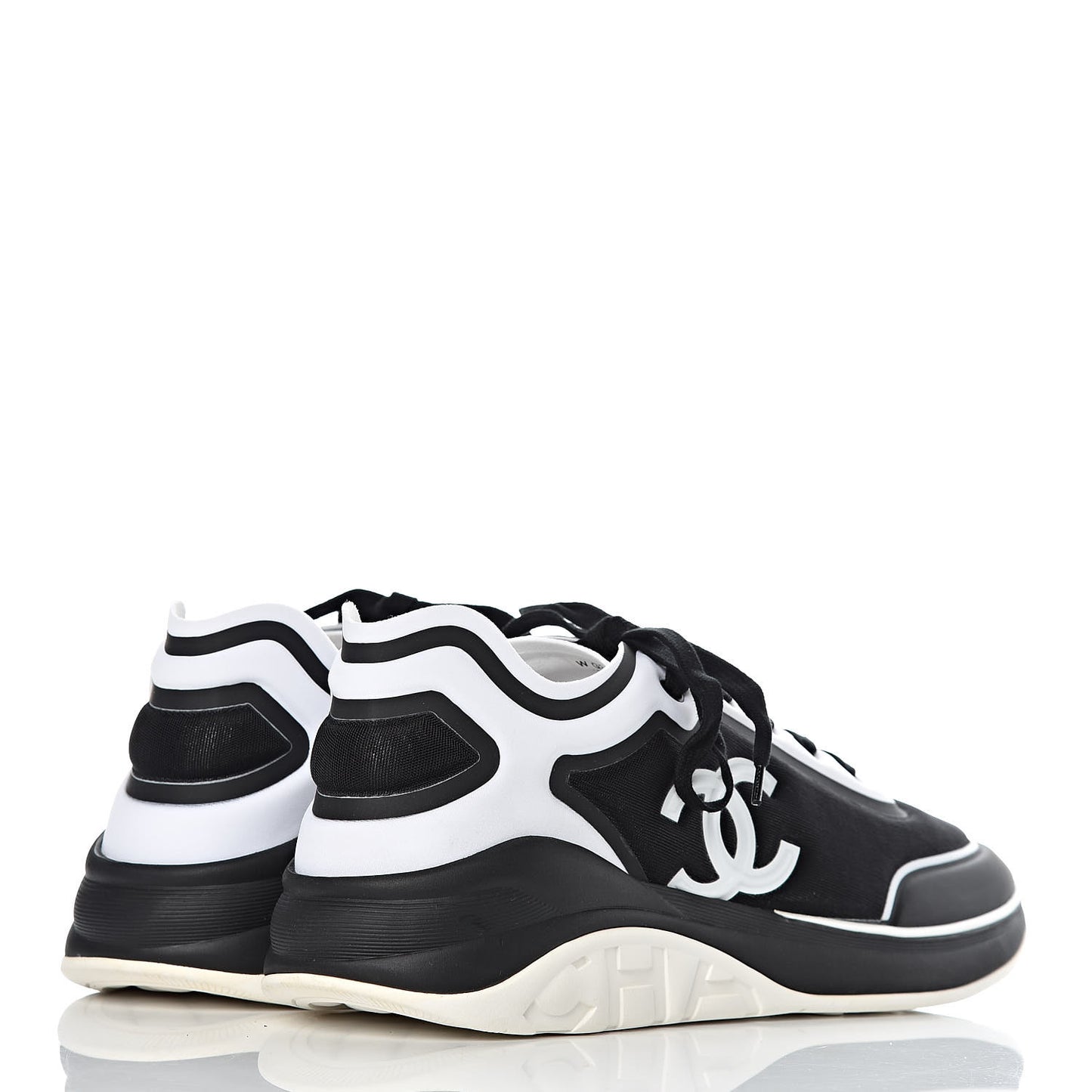 Mesh Lycra Thermoplastic Mens Sneakers 46 Black White