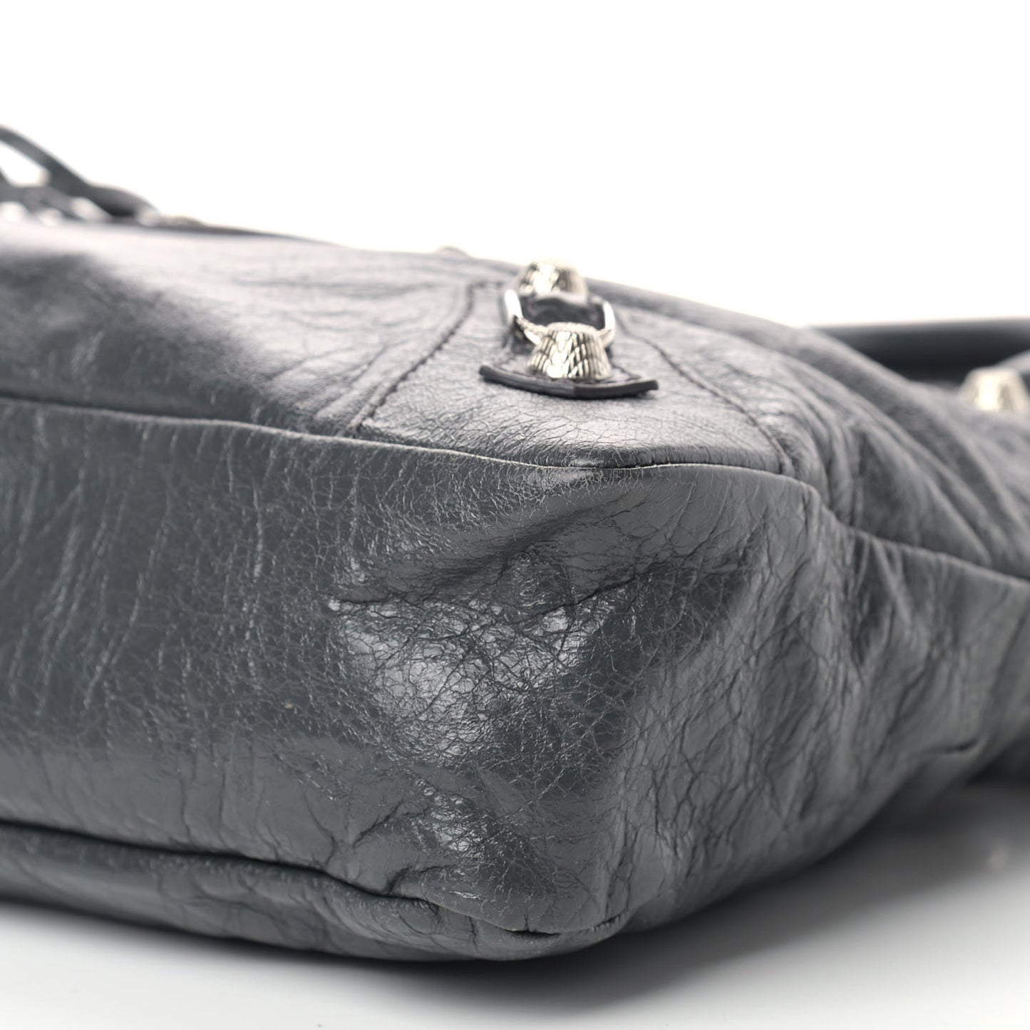 Agneau Giant 12 Silver Hardware Town Gris Fossile
