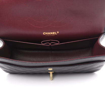 Chanel Caviar Quilted Jumbo Double Flap Black 5 of 9