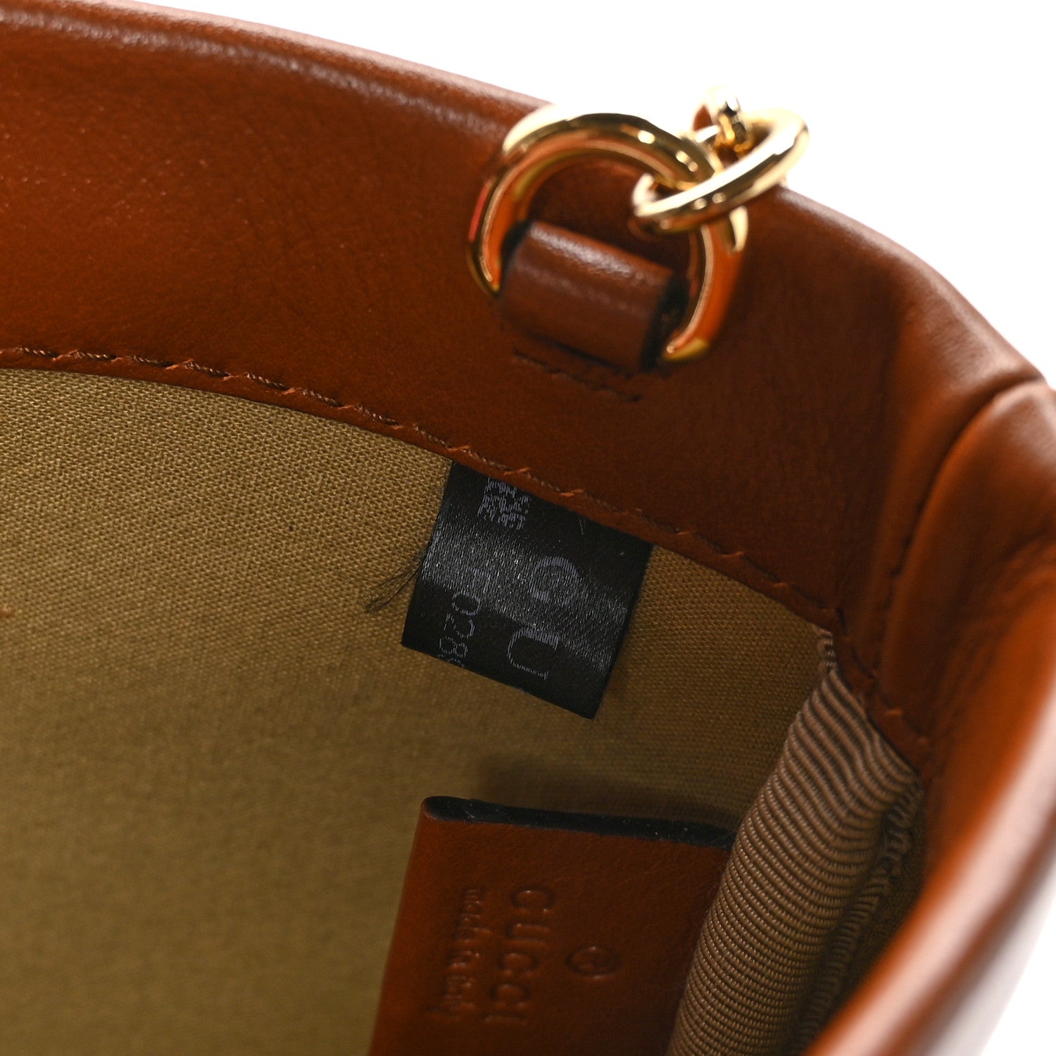 Gucci Canvas Large Vintage Shoulder Bag Brown 7 of 12