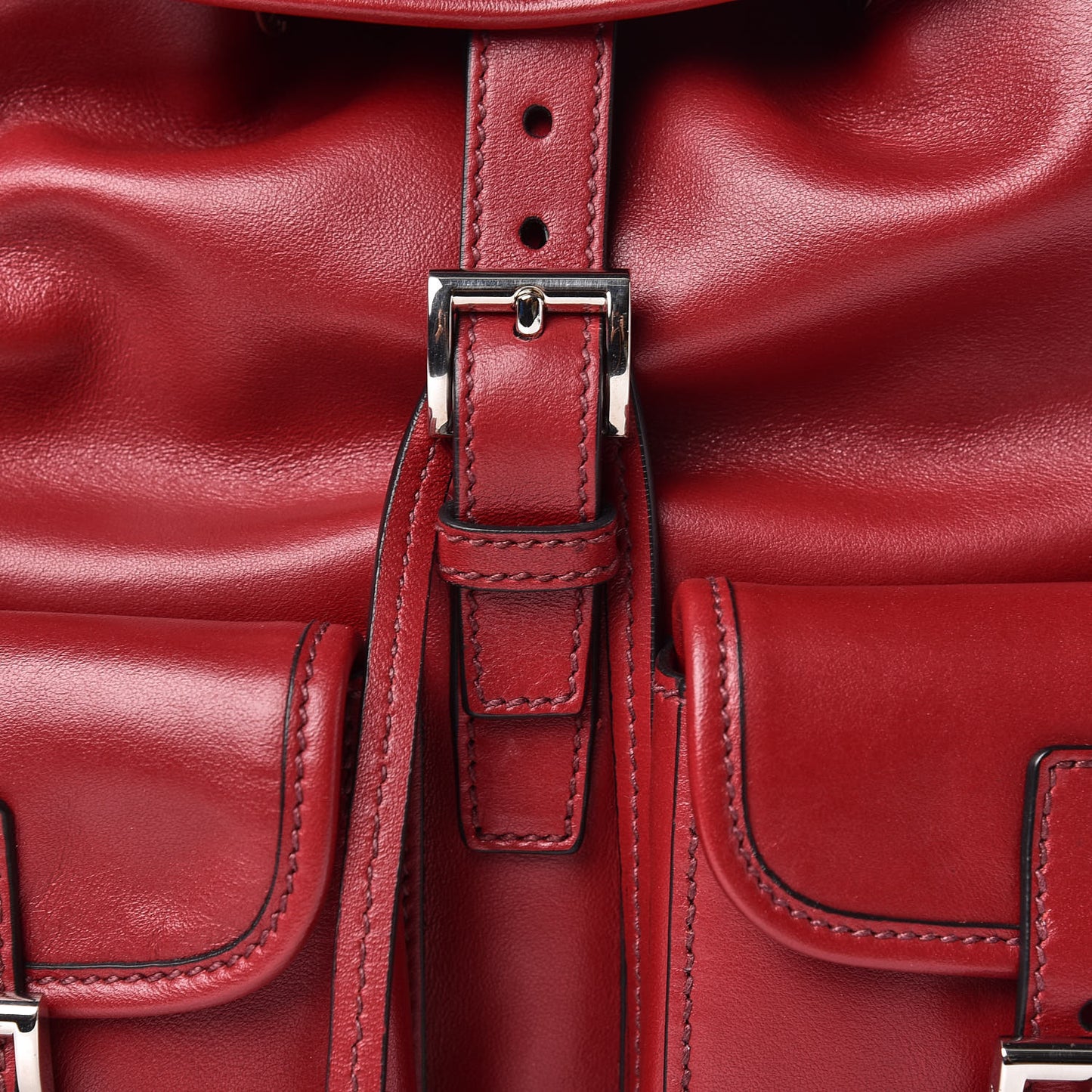 Soft Calf Shoulder Bag Rubino