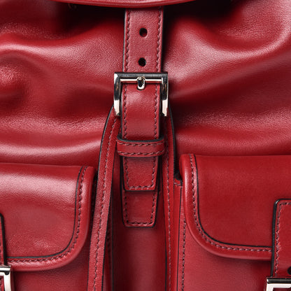Prada Soft Calf Shoulder Bag Rubino 8 of 10