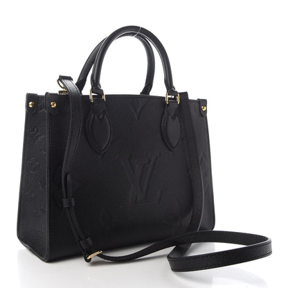 Louis Vuitton Empreinte Monogram Giant Onthego PM Black 2 of 7