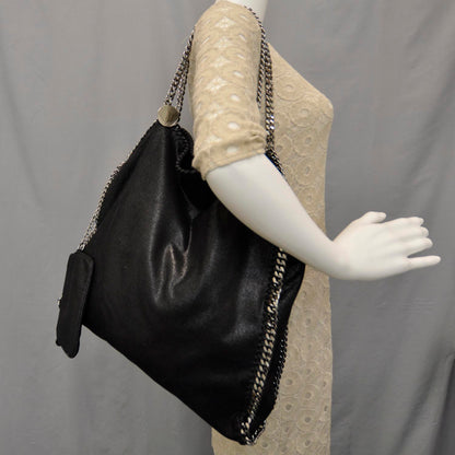 Stella McCartney Faux Leather Falabella Tote Black 2 of 7