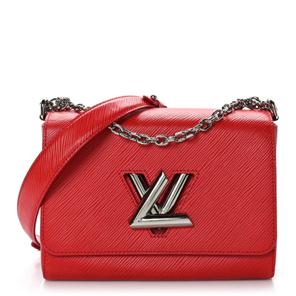 Louis Vuitton Epi Twist Shoulder Bag MM Coquelicot 1 of 8
