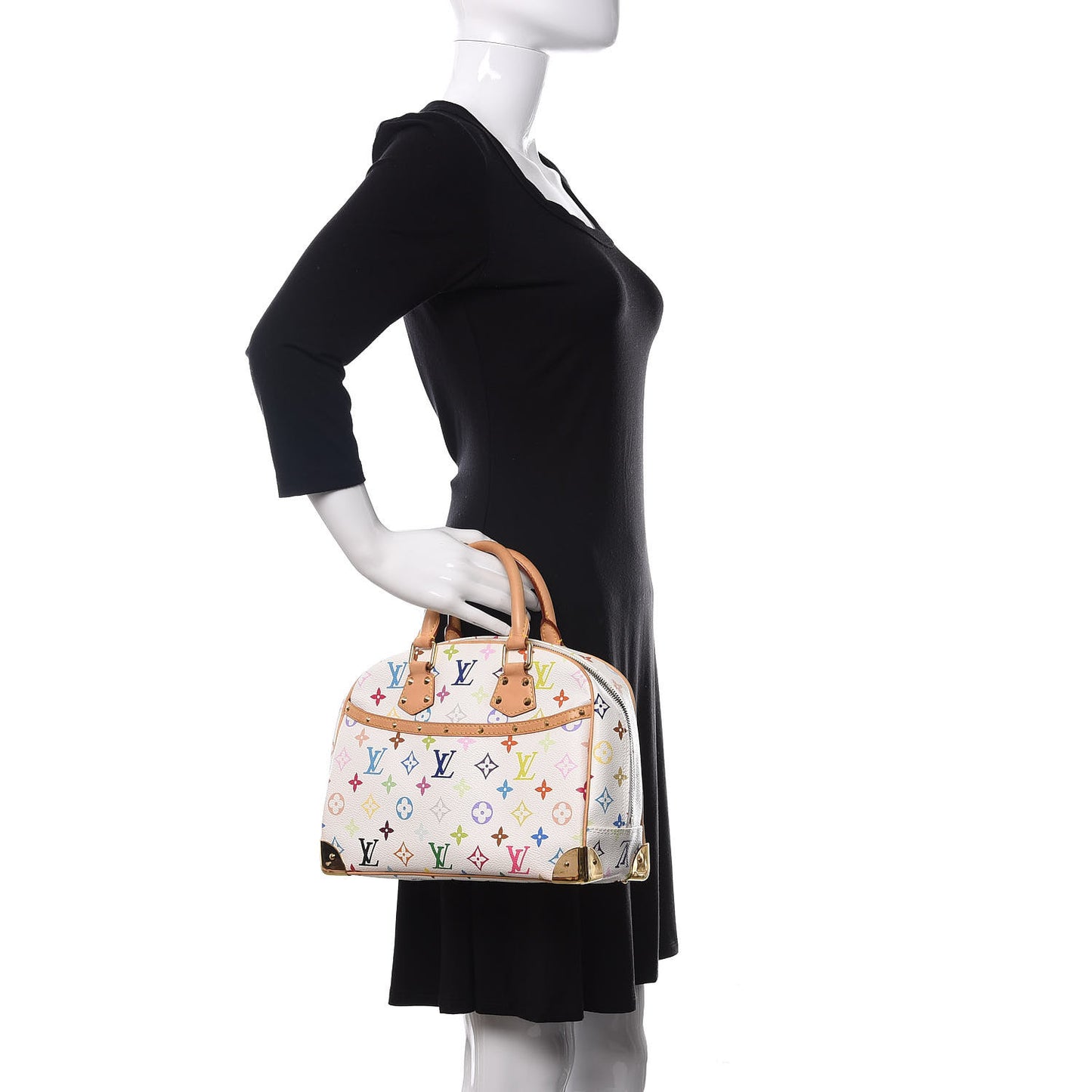 Monogram Multicolor Trouville White