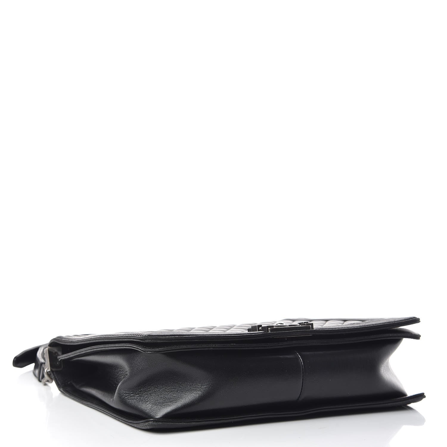 Chanel Lambskin Quilted Large Boy Flap Black 4 of 12