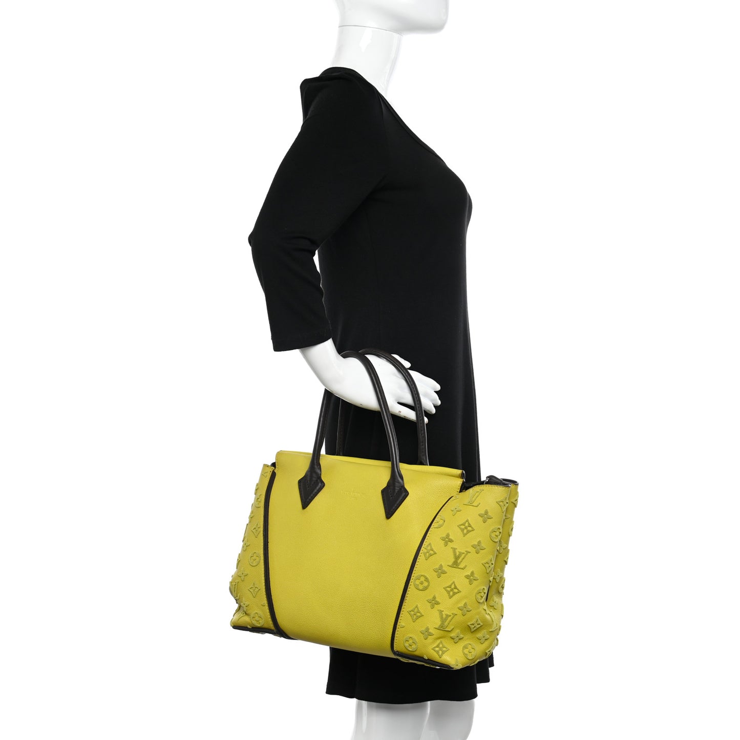 Veau Cachemire Tote W PM Pistache