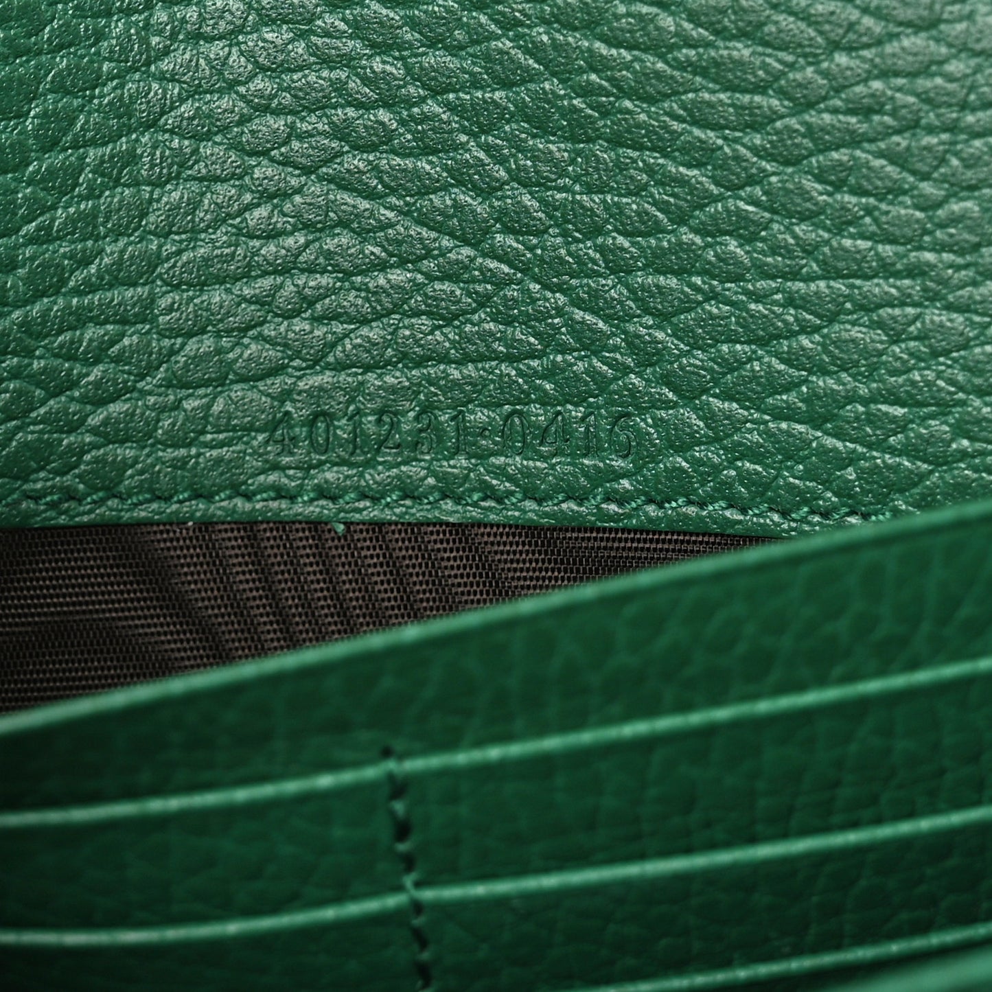 Calfskin Mini Dionysus Chain Wallet Emerald