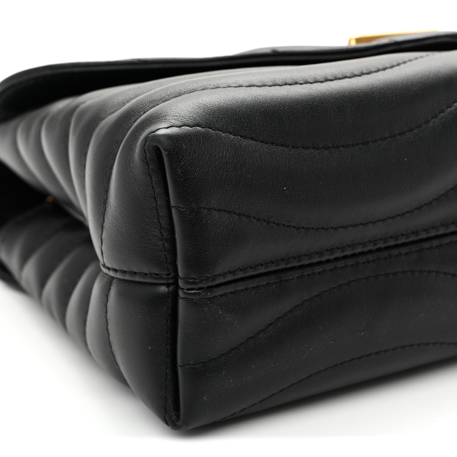 Louis Vuitton Calfskin LV New Wave Chain Bag GM Black 8 of 9
