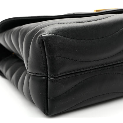 Louis Vuitton Calfskin LV New Wave Chain Bag GM Black 8 of 9