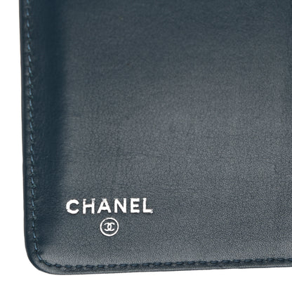 Chanel Caviar Timeless CC French Wallet Navy Blue 6 of 8