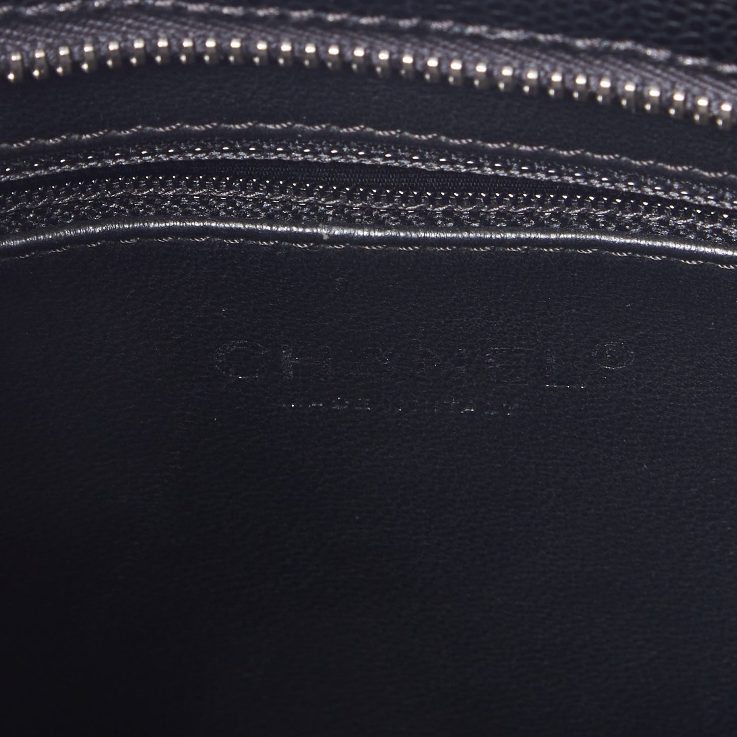 Caviar Quilted Medallion Tote Black