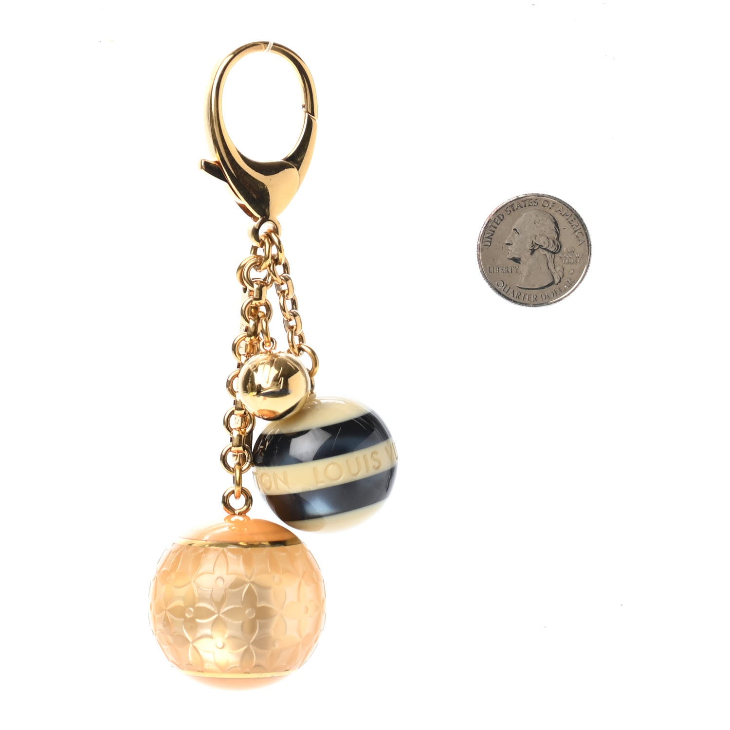 Louis Vuitton Mini Lin Croisette Bag Charm Blue 2 of 3
