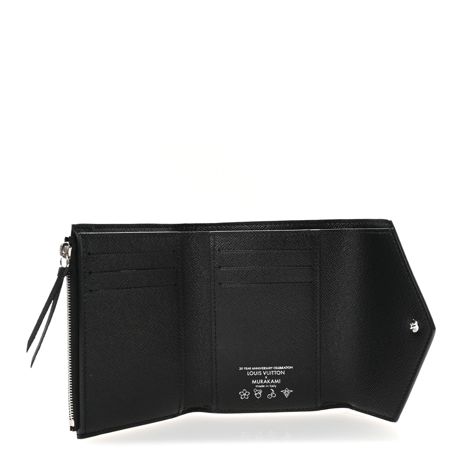 Louis Vuitton LV x TM Monogram Multicolor Victorine Wallet Black 5 of 6