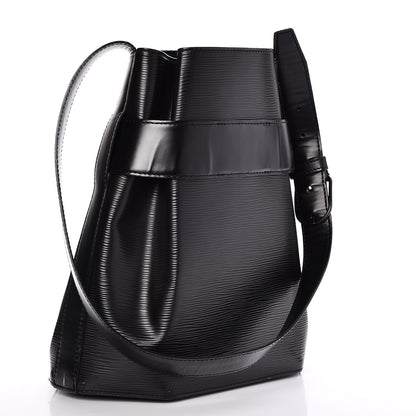 Louis Vuitton Epi Sac D'Epaule Black 3 of 9