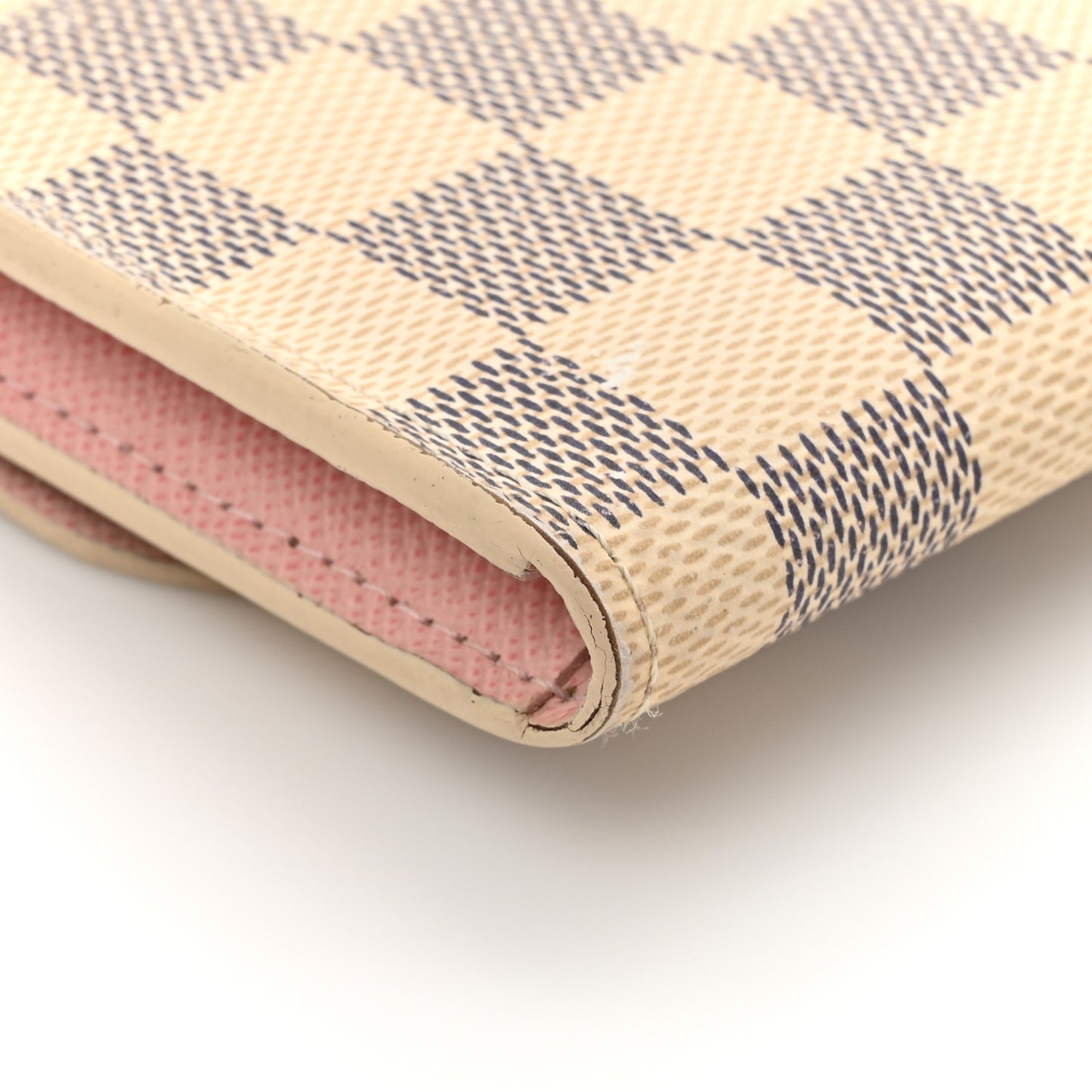 Damier Azur Rosalie Coin Purse Rose Ballerine